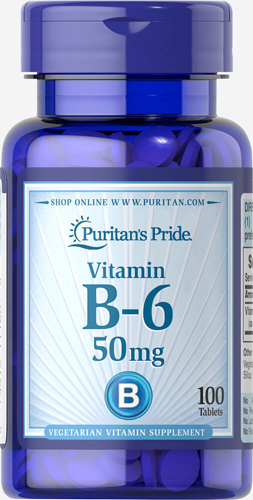 維生素B-6（鹽酸吡哆醇）50毫克