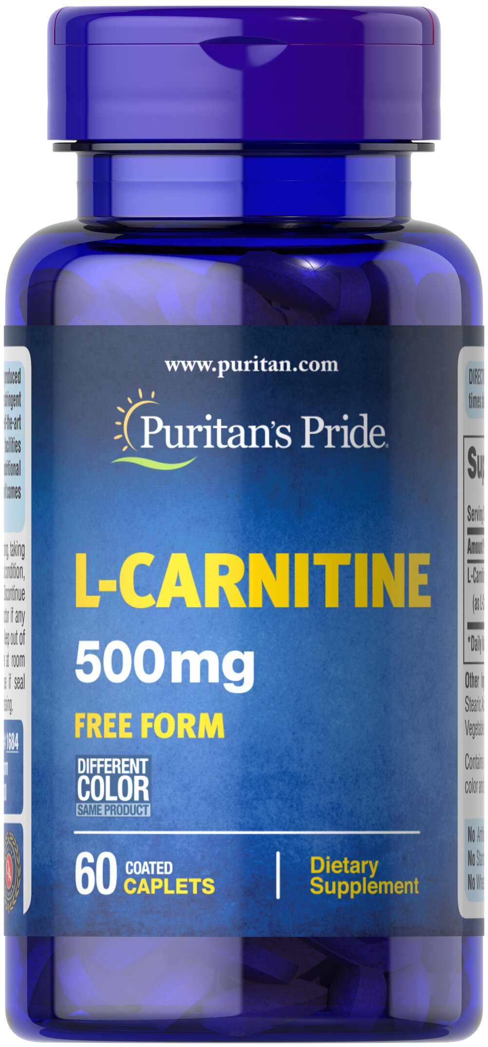 L-Carnitine  500 MG 左旋肉鹼（60 錠）