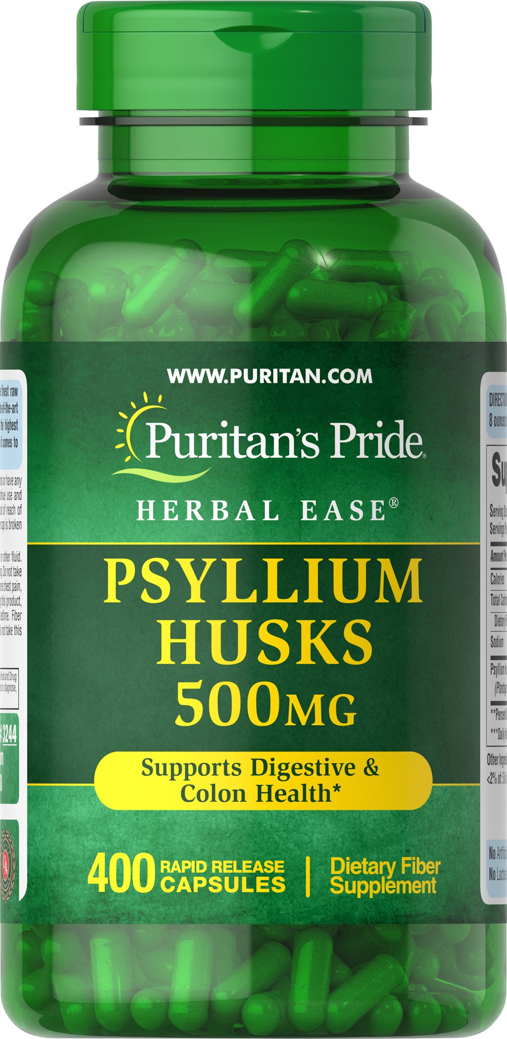  Psyllium Husks 車前子殼 500 mg